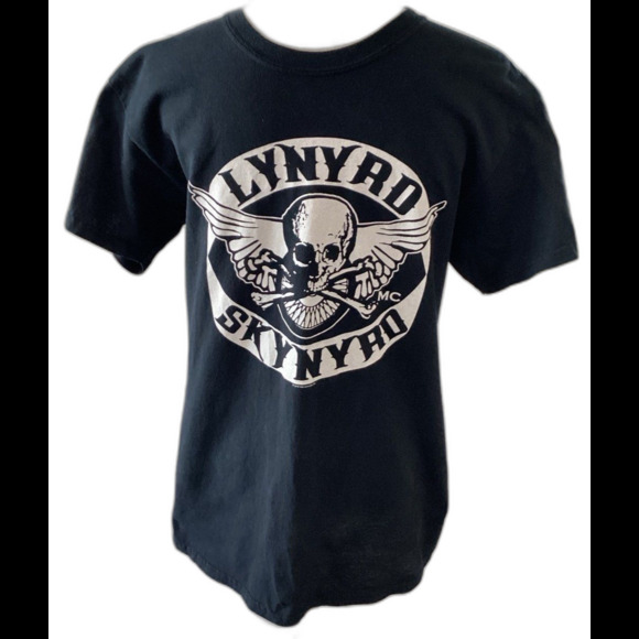 Gildan T-Shirt Men's Size M Black Lynyrd Skynyrd Last of the Street Survivors - Picture 1 of 5